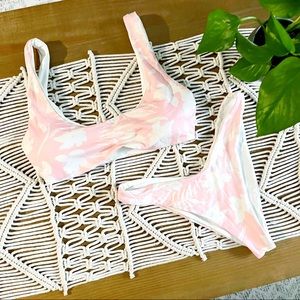 L*Space | Paradise Blooms Lizzie Bikini Top & Cabana Bitsy Bottom | S 👙